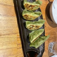 Veg gyoza  at Kura Kura Japanese Dining in Haymarket