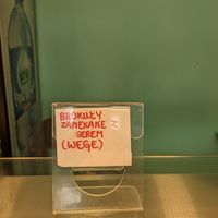 Brokkoli with vegan cheese at Domek Smaków  in Mielno