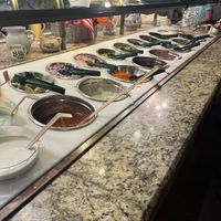 Great salad bar  at Butter Churn Restaurant in Aransas Pass