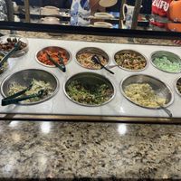 Pasta bar   at Butter Churn Restaurant in Aransas Pass