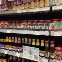 Soy sauce with labels  at Go Asia Supermarkt in Cologne