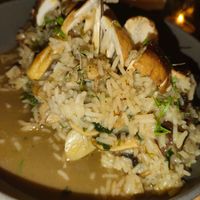 Arroz de cogumelos biológicos   at Lombardo in Evora