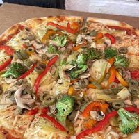 De la vega but with vegan cheese   at Pizza Klub  in Copenhagen