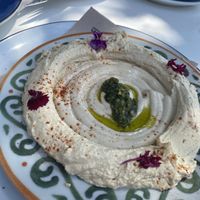 Amazing hummus  at Chirincana in Ibiza