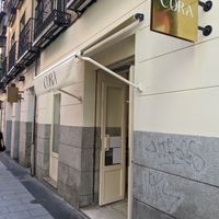 outside at Cora in Madrid