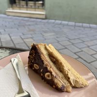 Delicious cake  at VegaNana in Bratislava