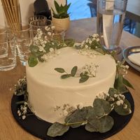 They made our wedding so special by making a beautiful vegan pistachio cake. We will always be grateful. at VegaNana in Bratislava