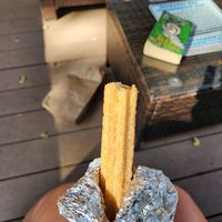 churro! this one was vegan, but make sure you ask because they aren't all vegan at El Taco Loco in Manitou Springs