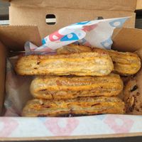 Churros with chocolate filling at Domino's Pizza - City Ost in Dortmund