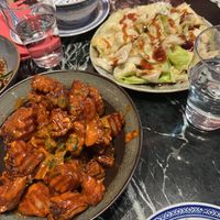 Yunnan street potato with tofu sauce, grilled cabbage   at Banzha in Bergen