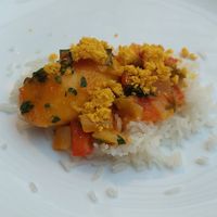 Moqueca de banana da terra at Pimenta Rosa Gastronomia in Arraial Do Cabo