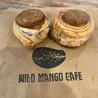 Biscoff scroll   at Wild Mango Cafe in Kununurra