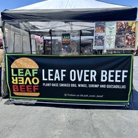 Pop Up Tent  at Leaf Over Beef in Los Angeles