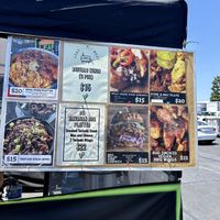 Menu  at Leaf Over Beef in Los Angeles