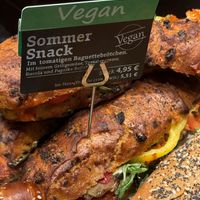 vegan sandwiches  at Bäckerei Riegler - Hauptbahnhof Mannheim in Mannheim