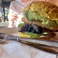 Vegan Brekky bun  at Marmolada Cafe in Queenstown