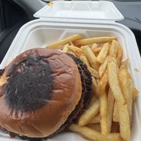 Smash burger  at Naustið in Husavik