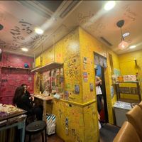 There’s a snug seating area, pretty tight so eat and go!   at OKO Takoyaki in Osaka