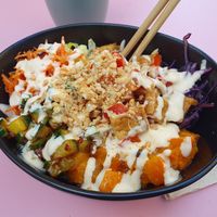 Vegan pumpkin bowl at Dao Dao in Hamburg
