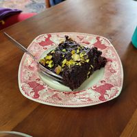 Brownie at Tuincafé Bertje Jens in Pieterburen