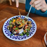 Caponata toastie at Tuincafé Bertje Jens in Pieterburen