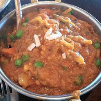Vegetable coconut korma at India House in Sandy