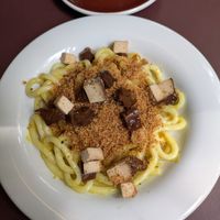 Udon Carbonaro: 3/5 Nice noodles but tiny portion and no flavor. at Sfera in Berlin