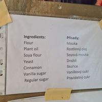 Zutaten Teig at Prague Food Guide - Maybe closed in Prague