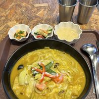 Curry noodles  at Laksa - 勒沙餐酒館 in Taitung