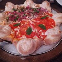 Vulcão com queijo de soja tipo catupiry at Trattoria João Manjericão in Santa Catarina