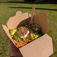 super tasty salad at Alpha Bar in Oxford