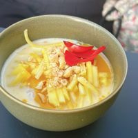 sticky rice with mango  at Project Vegan in Koblenz