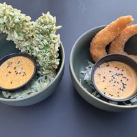 Sprimp appetizers   at Project Vegan in Koblenz