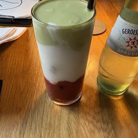 Strawberry matcha   at Project Vegan in Koblenz