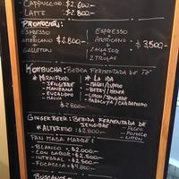 Menu at Pan de Villa in Santiago