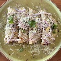 Enchiladas con Barbacoa  at Vegan Caribe in Bacalar