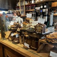 Tons of vegan pastries  at Harken Cafe in Charleston