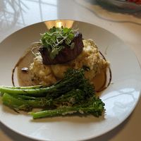 This is vegan. Don’t worry! Everything is Vegan here  at Vibe Vegan Bistro in Destin
