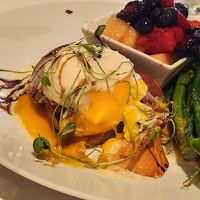 YoEgg yolk, incredible AF! at Vibe Vegan Bistro in Destin