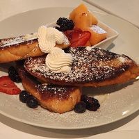 Creme Brulee French Toast at Vibe Vegan Bistro in Destin