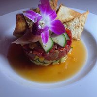 Melotuna Tartare at Vibe Vegan Bistro in Destin
