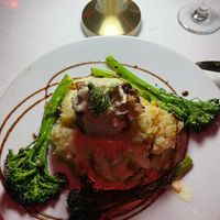 Filet Oscar at Vibe Vegan Bistro in Destin