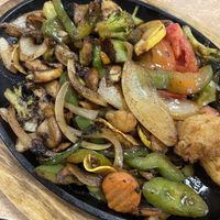 Veggie fajitas  at La Esperanza in Tazewell