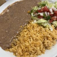 Salad plate for fajitas  at La Esperanza in Tazewell