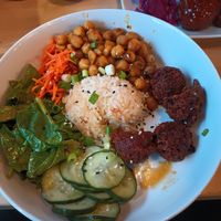 Beyond meatballs bowl at XO Bar in Portland