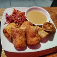 Jackfruit Rolls at XO Bar in Portland