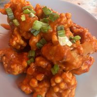 Sriracha cauliflower wings   at XO Bar in Portland