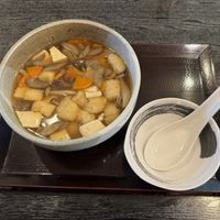 My soup serving for 1550¥  at Sankairi in Kuji