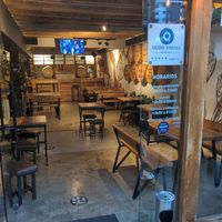 indoor seating at Santa Rosa in Quito