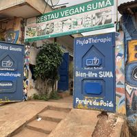 Entrance  at Vegan Suma in Porto-novo